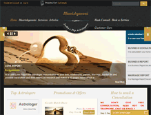 Tablet Screenshot of bhavishyavani.com